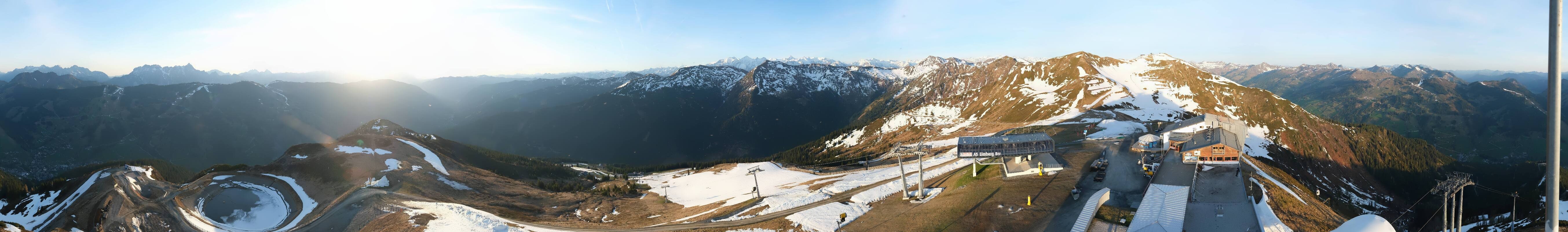 Archiv Foto Webcam Schattberg Ost bei Saalbach