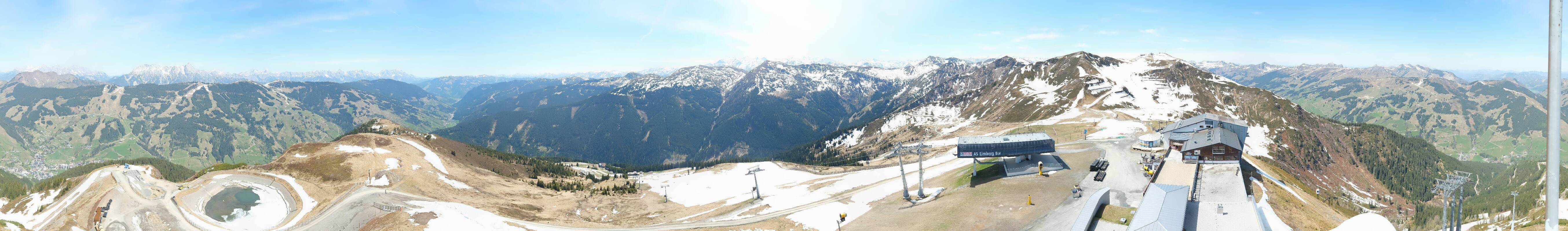 Archiv Foto Webcam Schattberg Ost bei Saalbach
