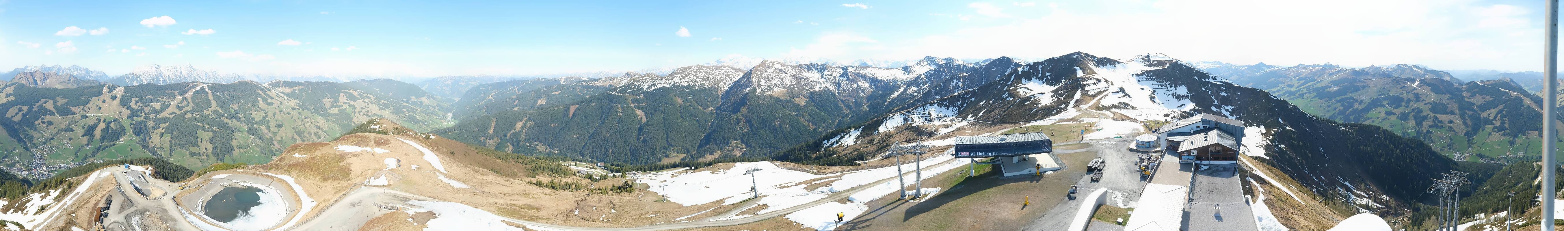 Archiv Foto Webcam Schattberg Ost bei Saalbach