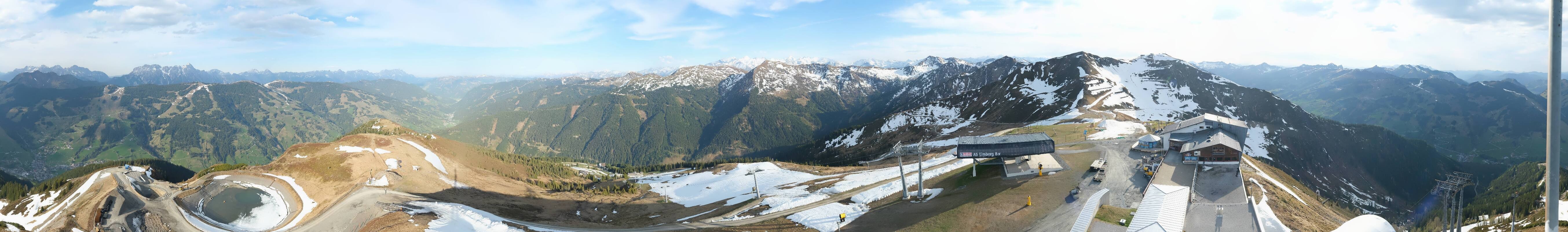 Archiv Foto Webcam Schattberg Ost bei Saalbach
