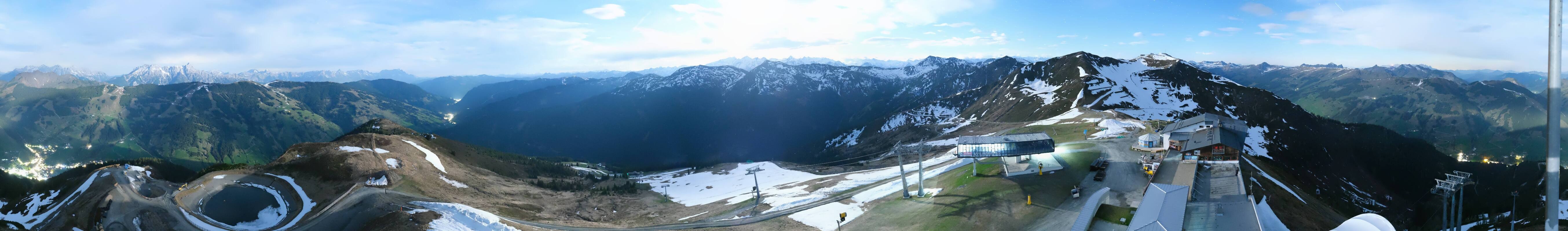 Archiv Foto Webcam Schattberg Ost bei Saalbach