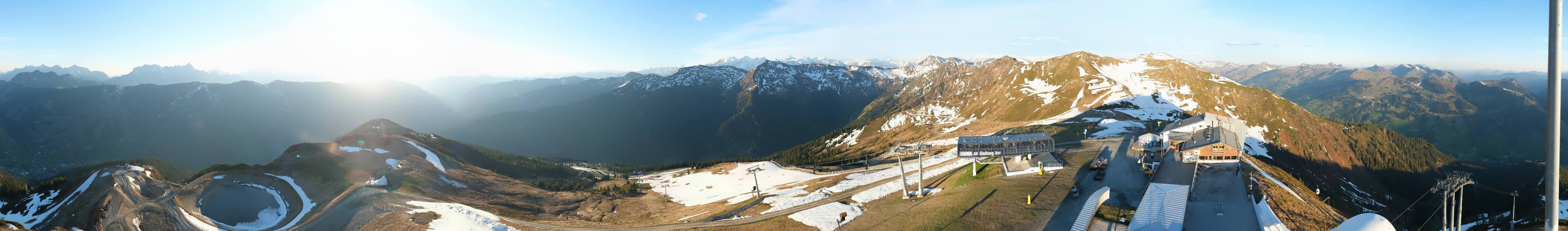 Archiv Foto Webcam Schattberg Ost bei Saalbach
