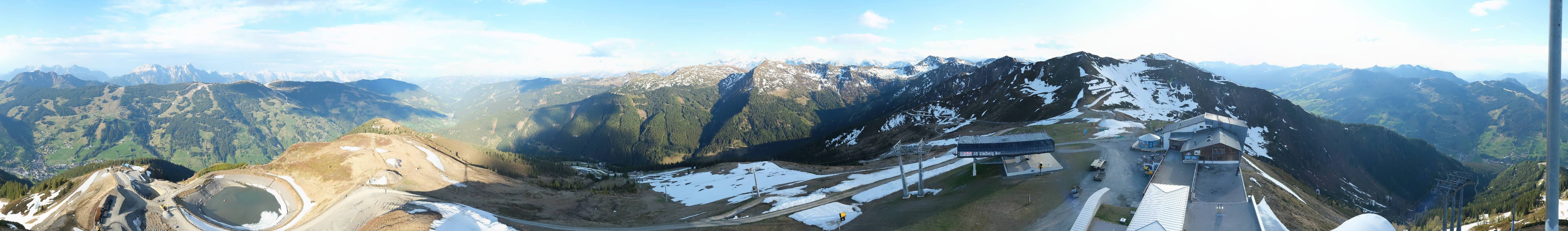 Archiv Foto Webcam Schattberg Ost bei Saalbach