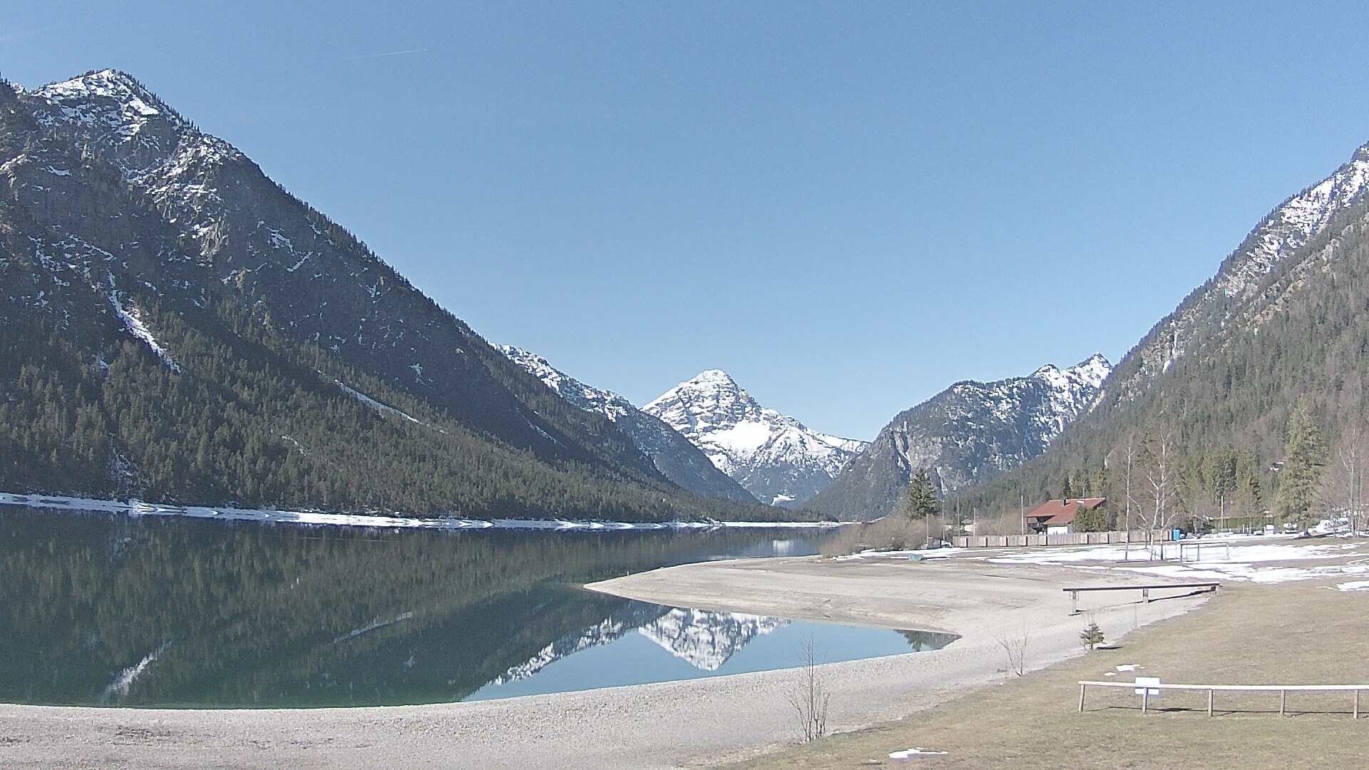 Archiv Foto Webcam Plansee: Sennalpe