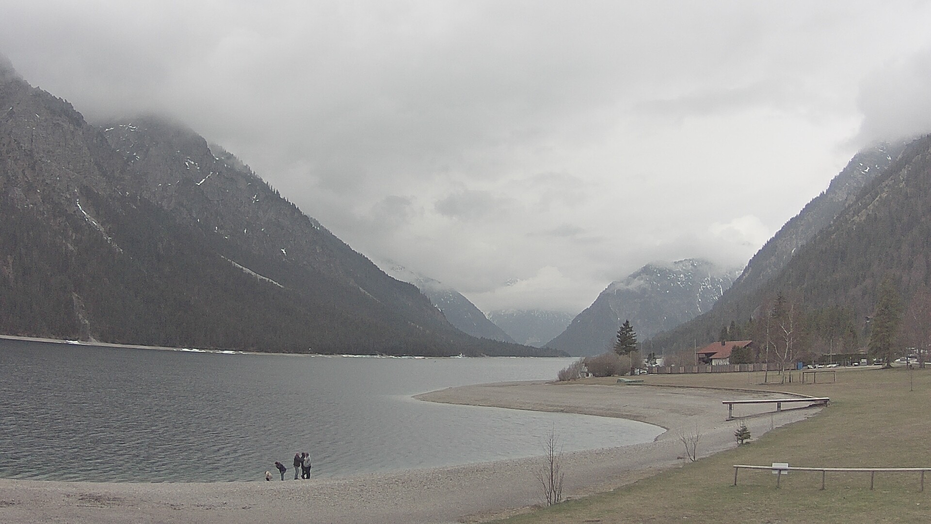 Archived image Webcam Lake Plansee near Reutte