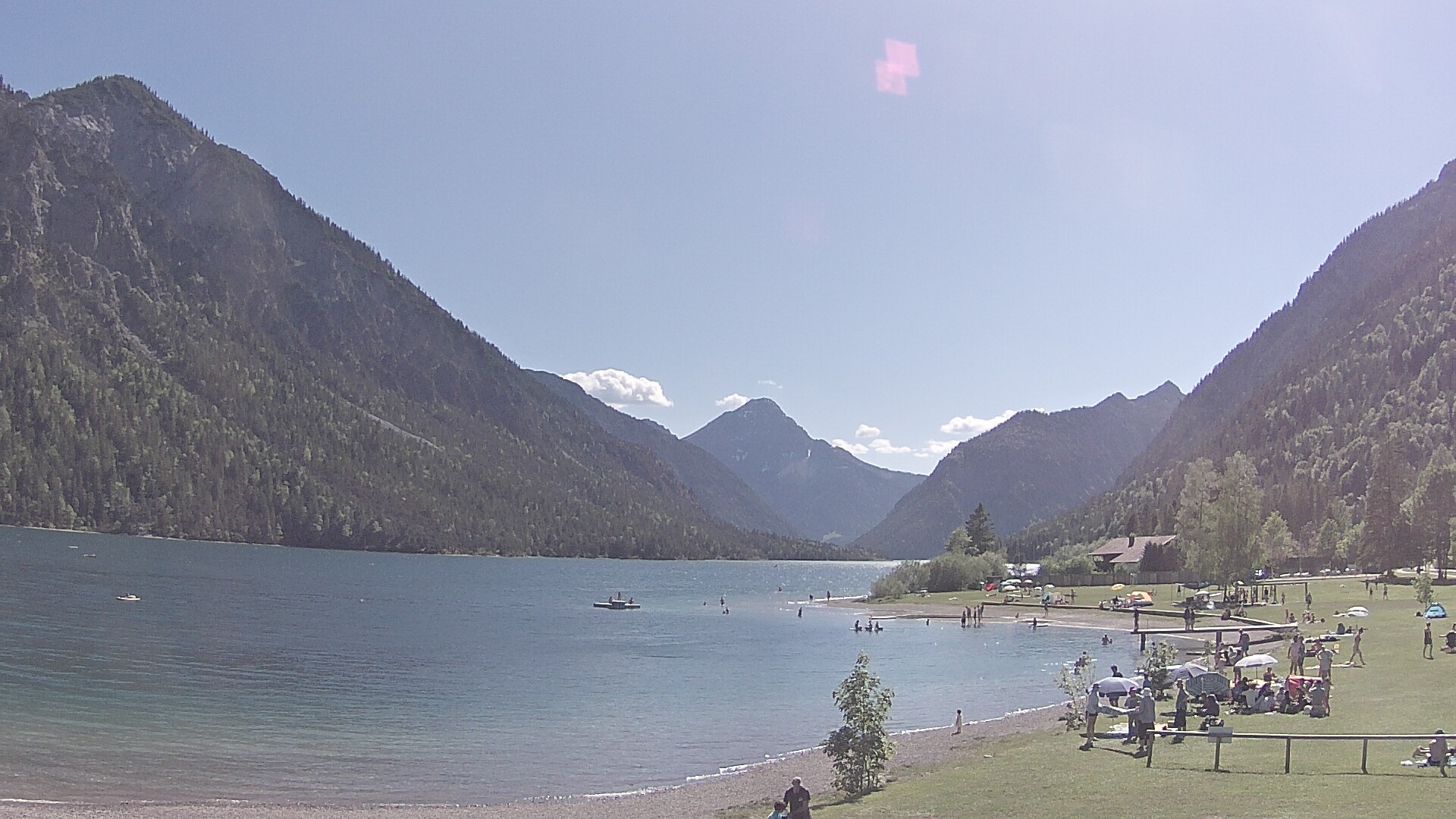 Archiv Foto Webcam Plansee: Sennalpe