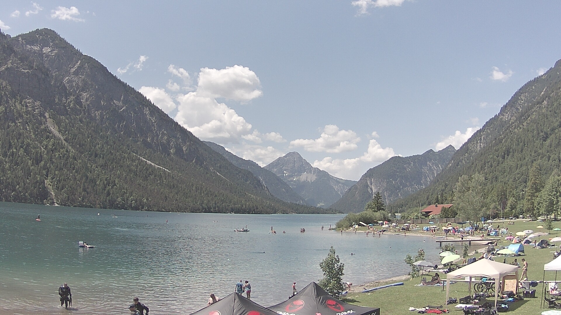 Archiv Foto Webcam Plansee: Sennalpe