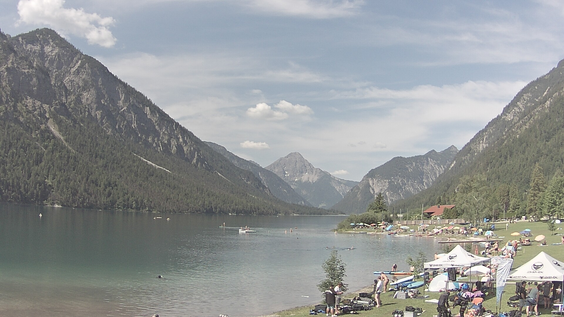 Archiv Foto Webcam Plansee: Sennalpe