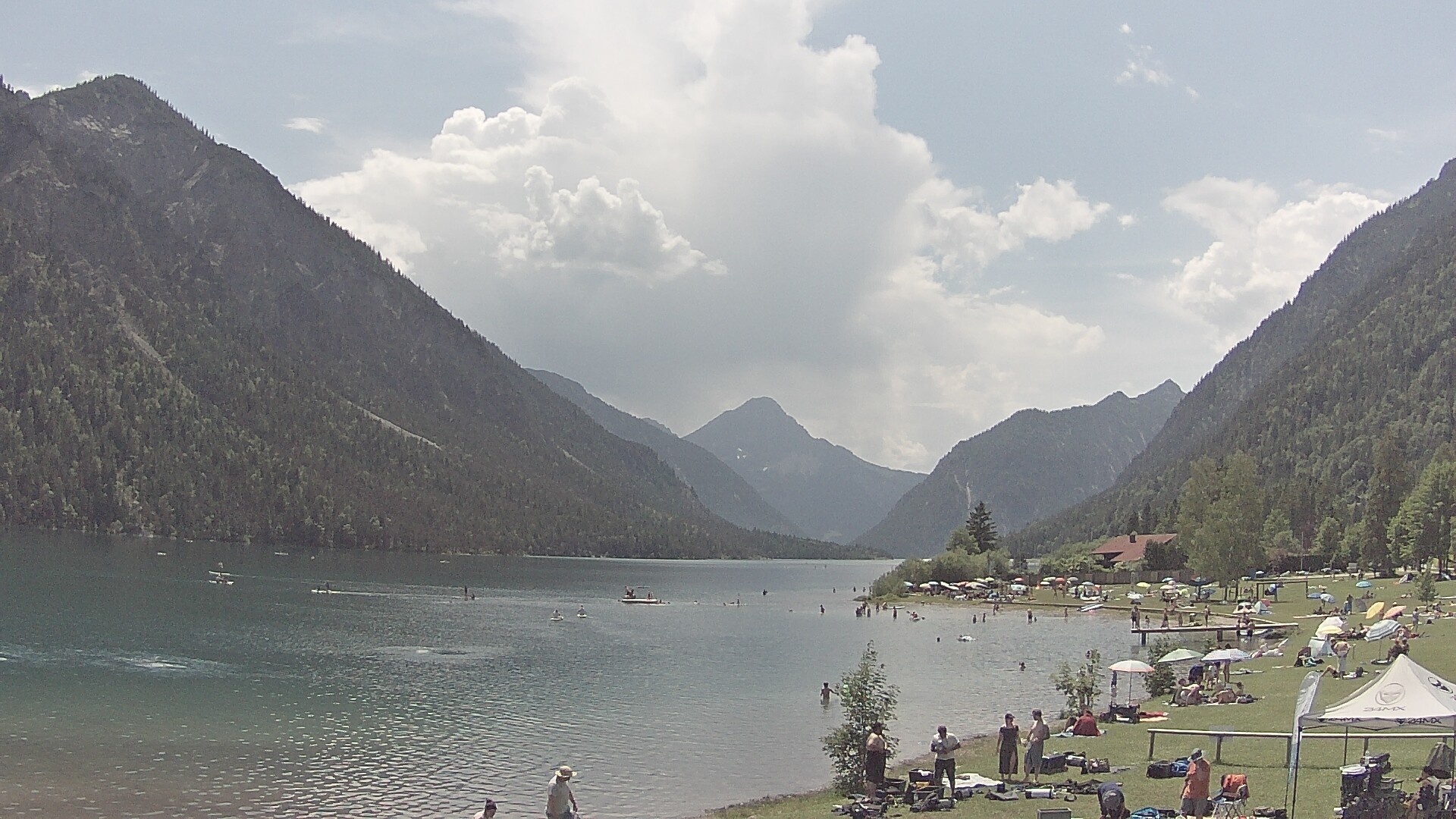 Archiv Foto Webcam Plansee: Sennalpe