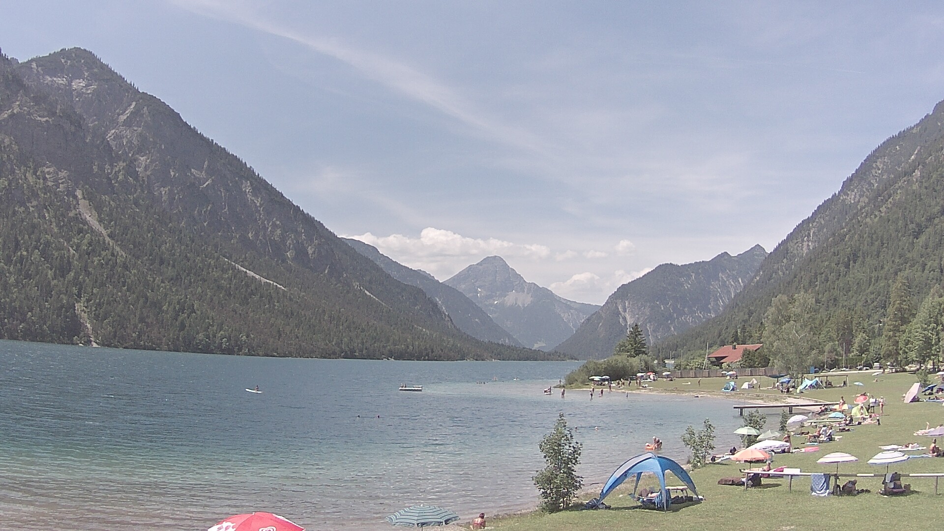 Archiv Foto Webcam Plansee: Sennalpe