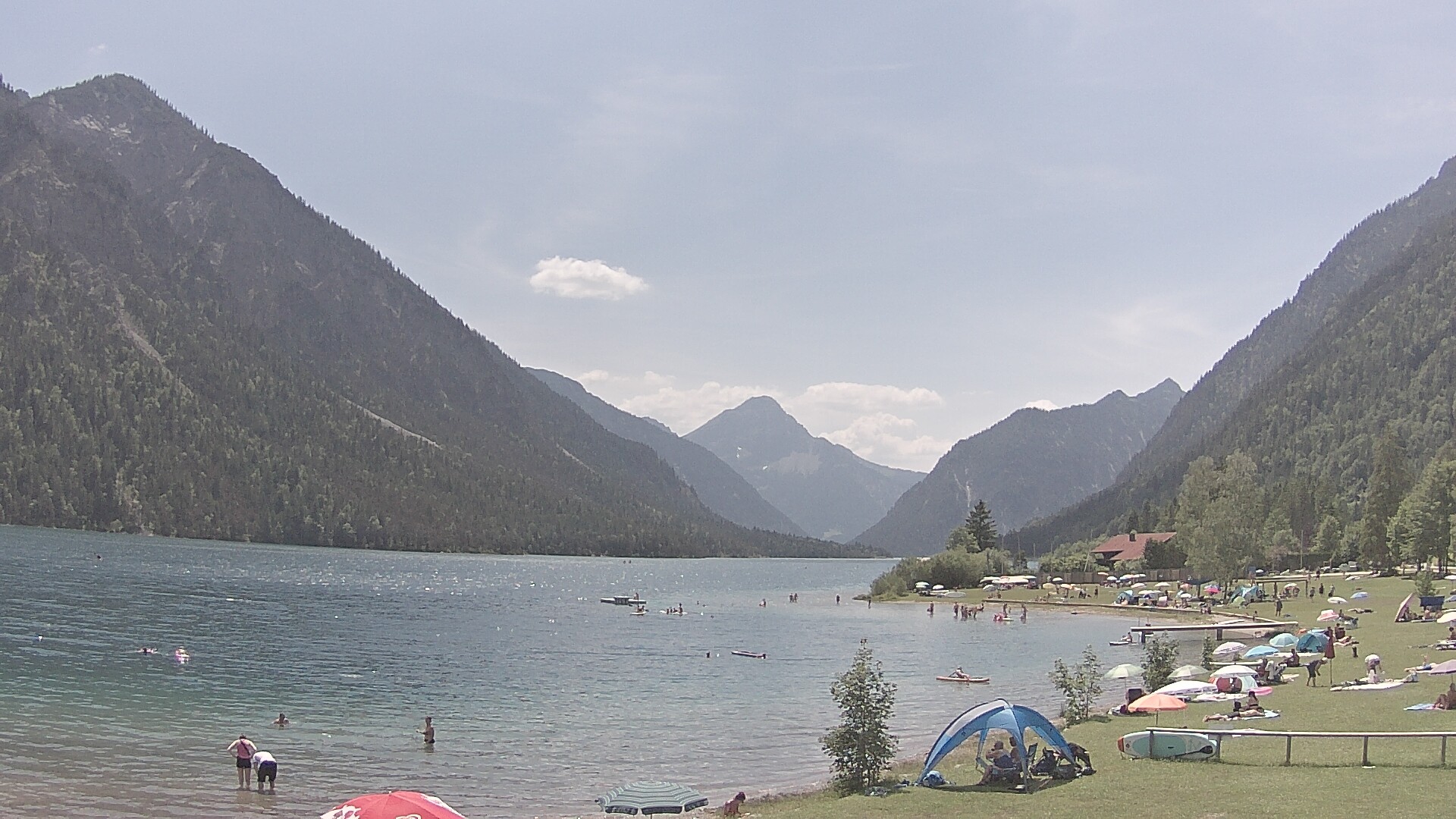 Archiv Foto Webcam Plansee: Sennalpe