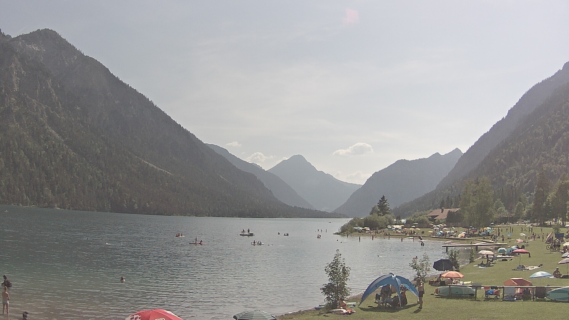 Archiv Foto Webcam Plansee: Sennalpe