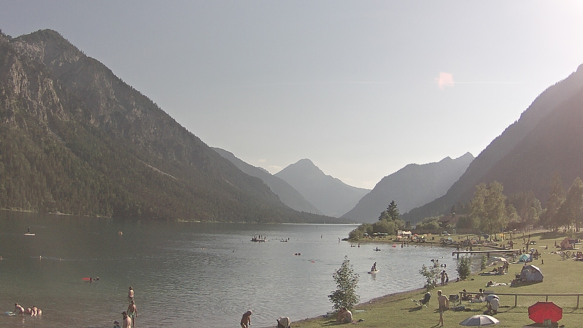 Archiv Foto Webcam Plansee: Sennalpe