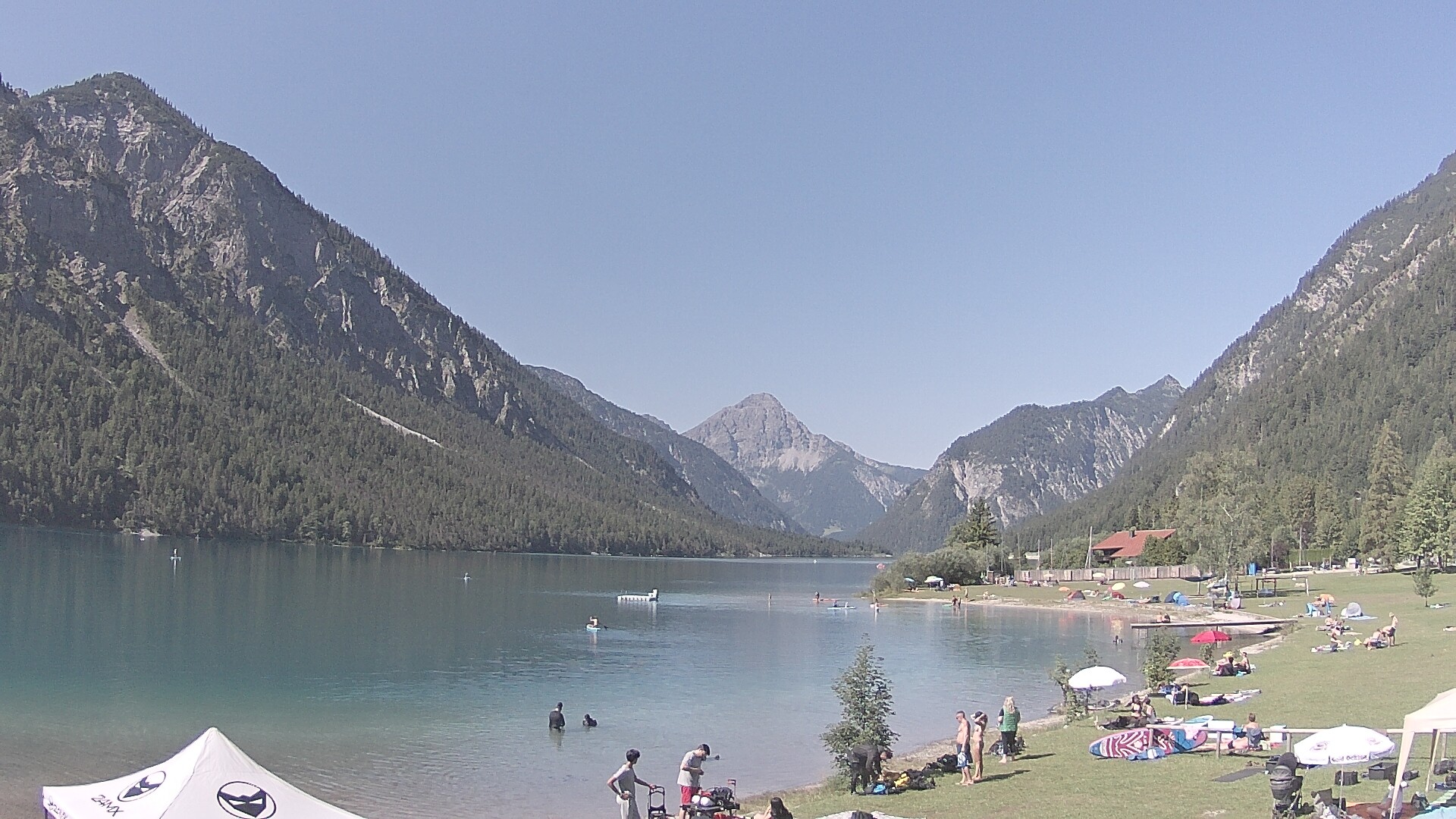 Archiv Foto Webcam Plansee: Sennalpe