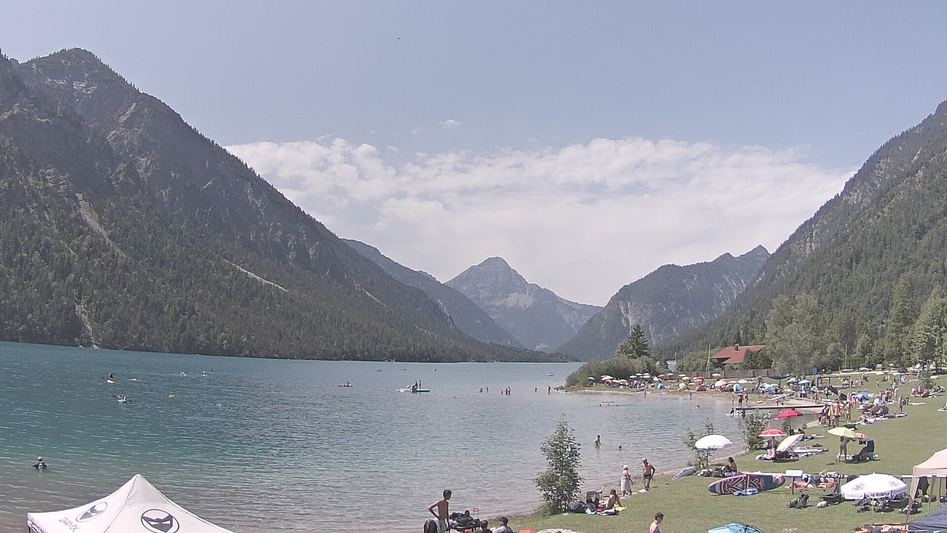 Archiv Foto Webcam Plansee: Sennalpe