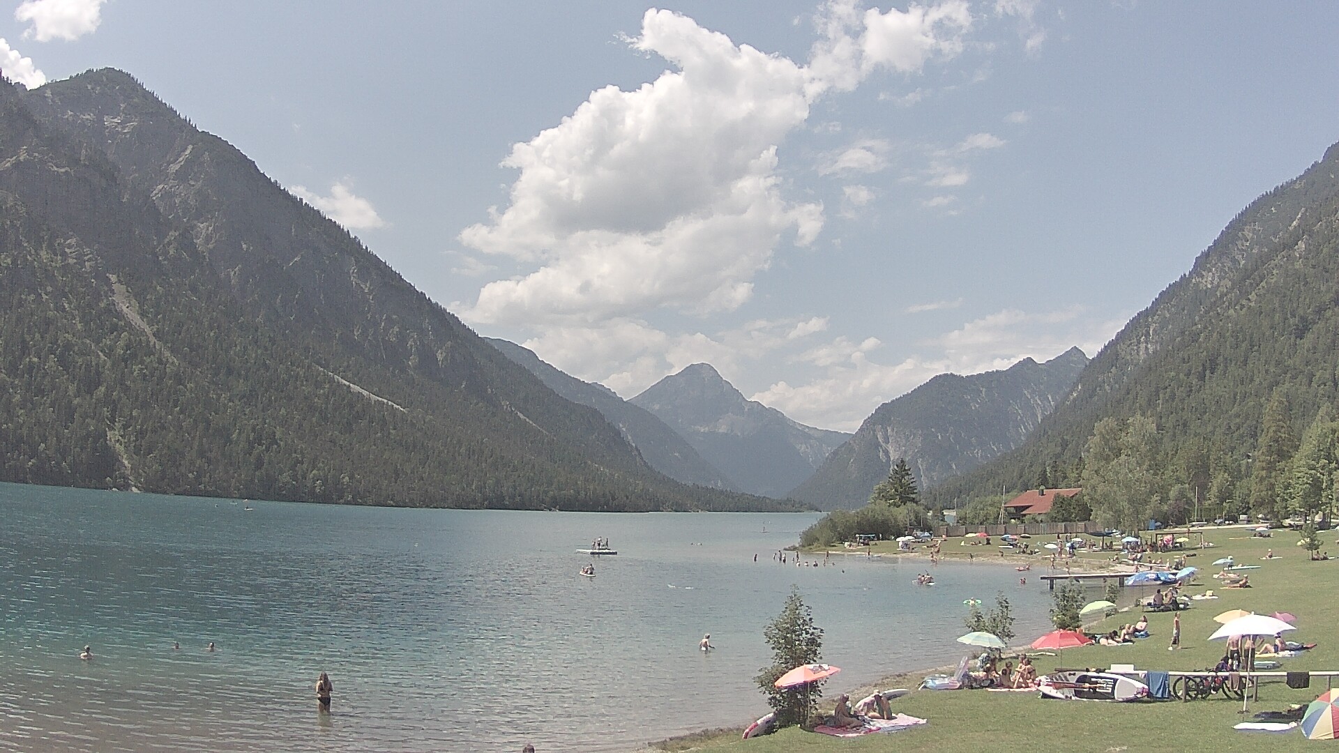 Archiv Foto Webcam Plansee: Sennalpe