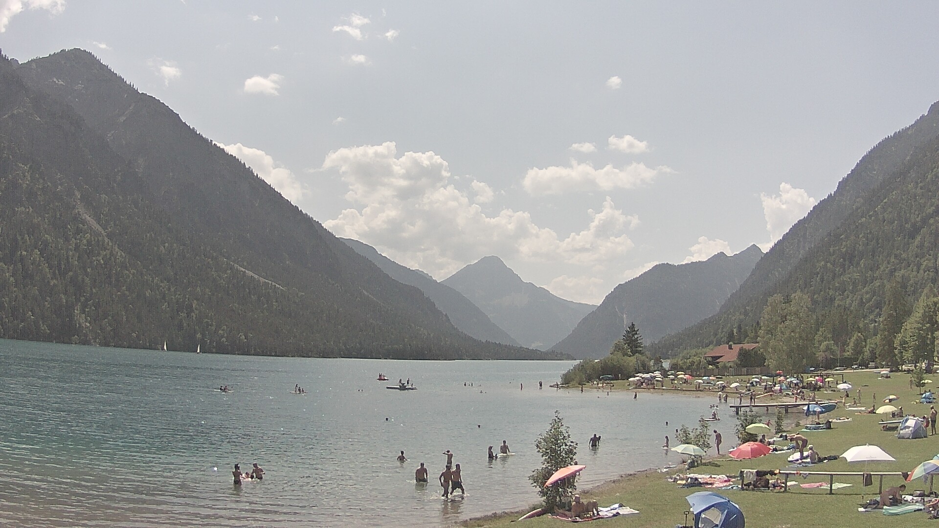 Archiv Foto Webcam Plansee: Sennalpe