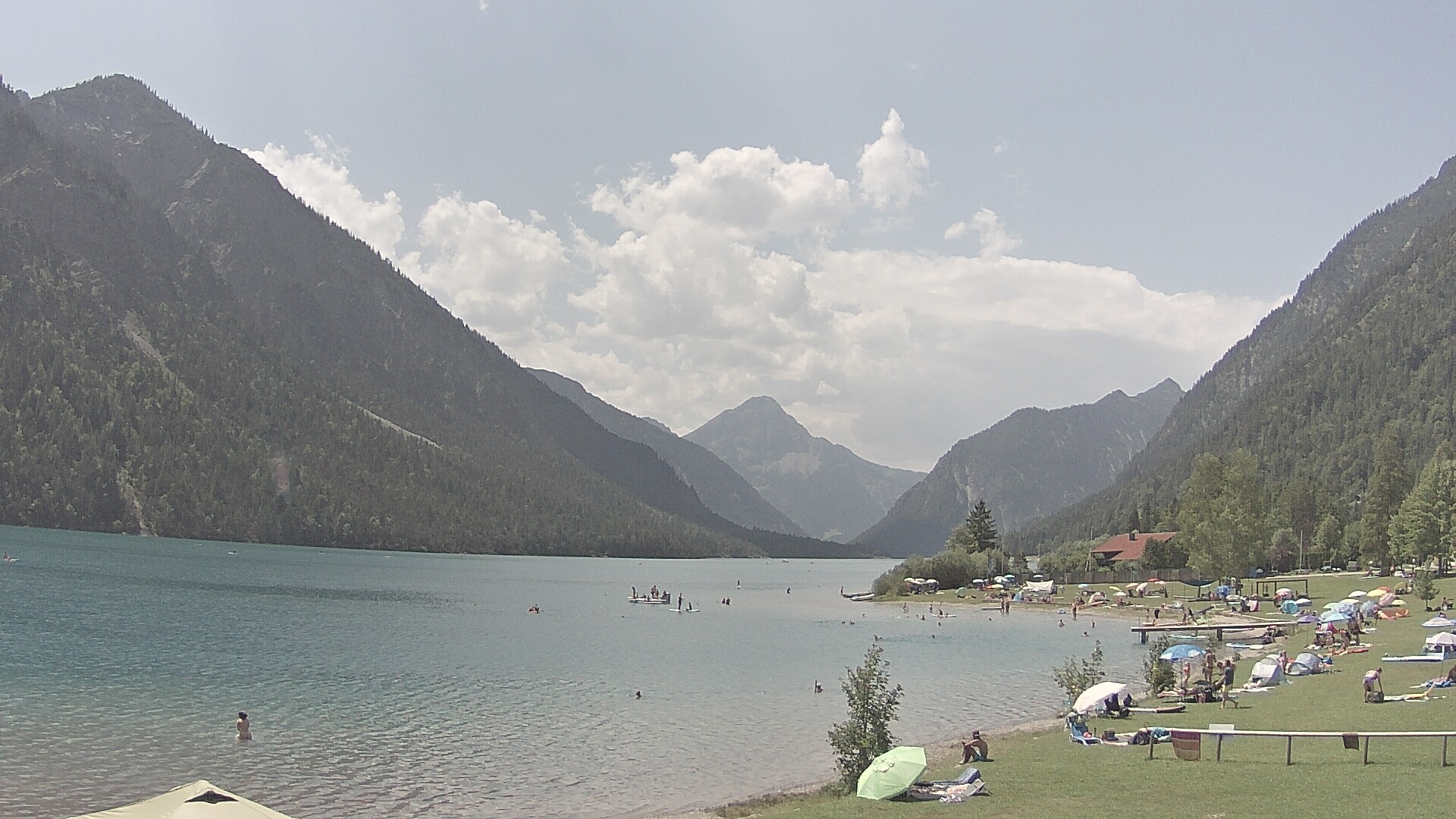 Archiv Foto Webcam Plansee: Sennalpe