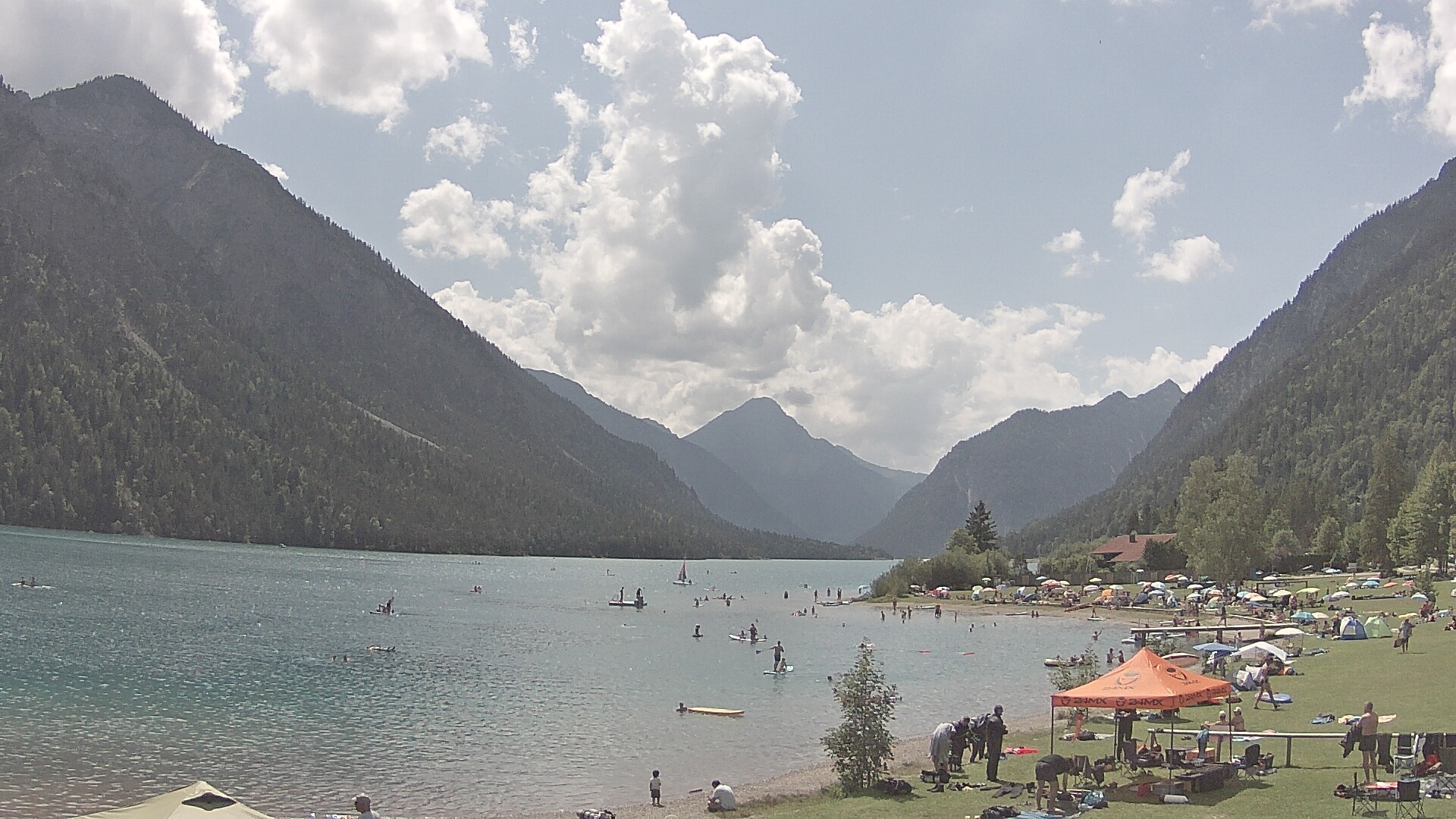 Archiv Foto Webcam Plansee: Sennalpe