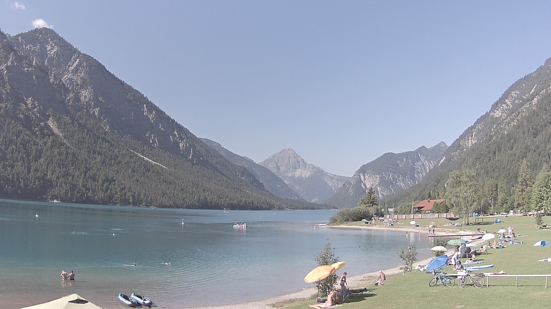 Archiv Foto Webcam Plansee: Sennalpe