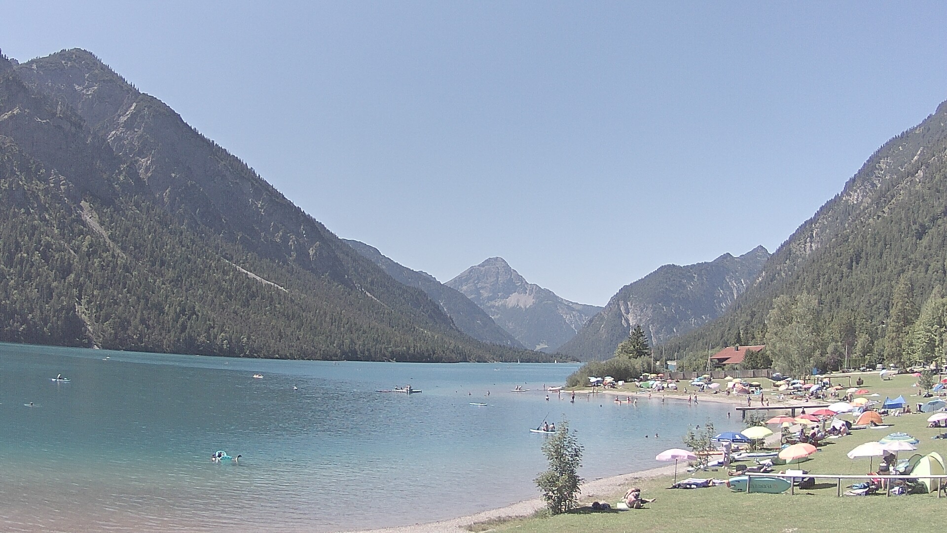 Archiv Foto Webcam Plansee: Sennalpe