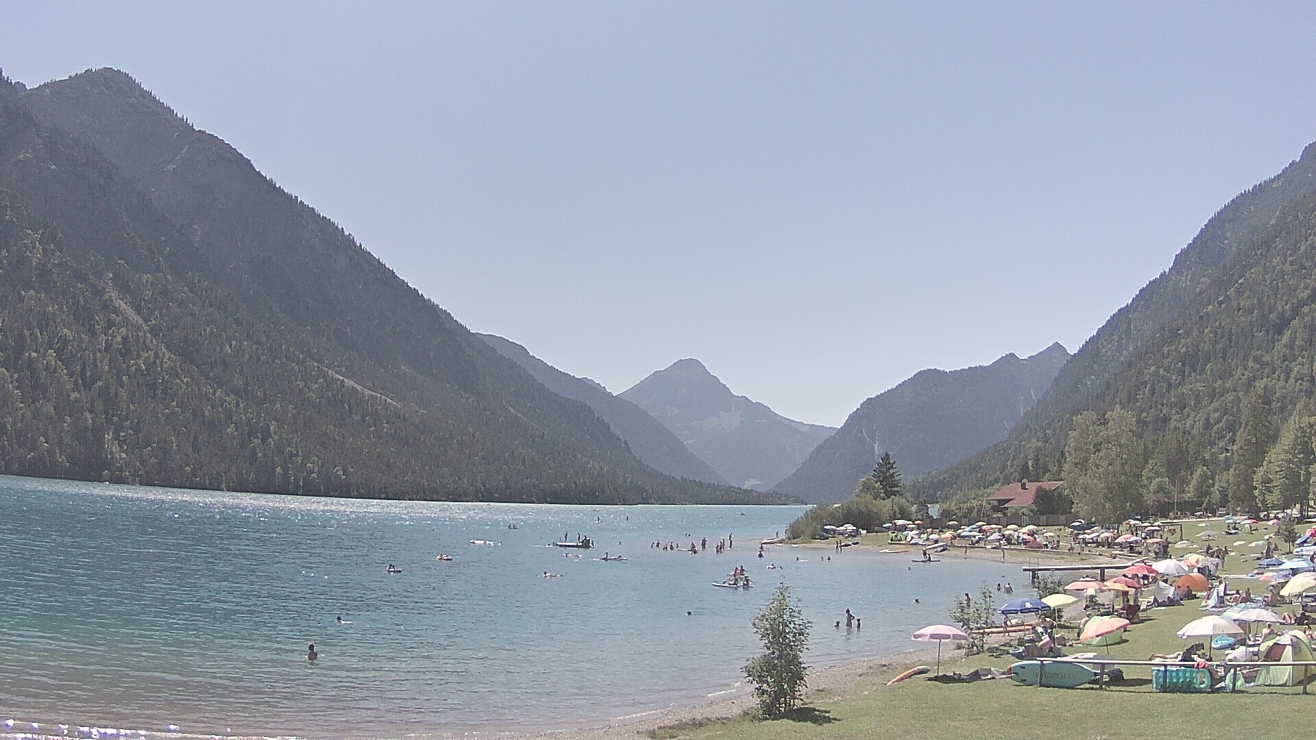 Archiv Foto Webcam Plansee: Sennalpe