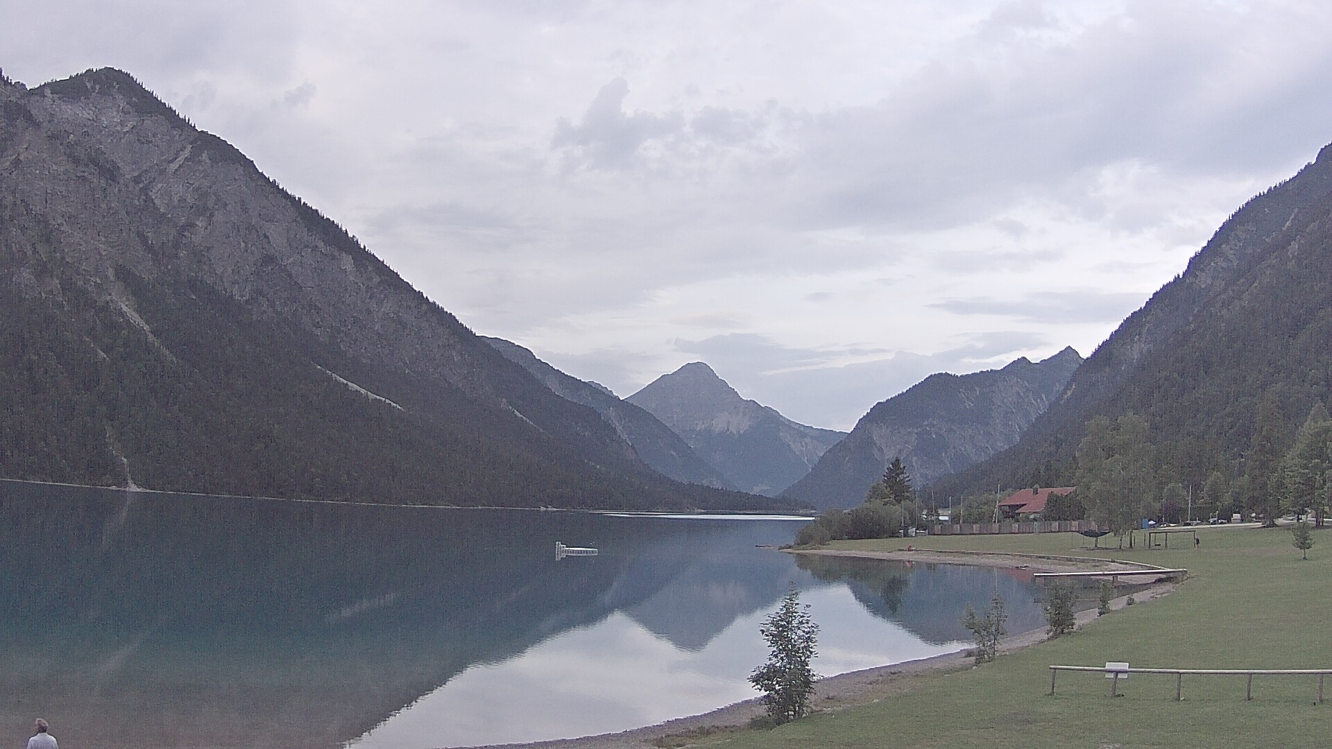 Archived image Webcam Lake Plansee near Reutte