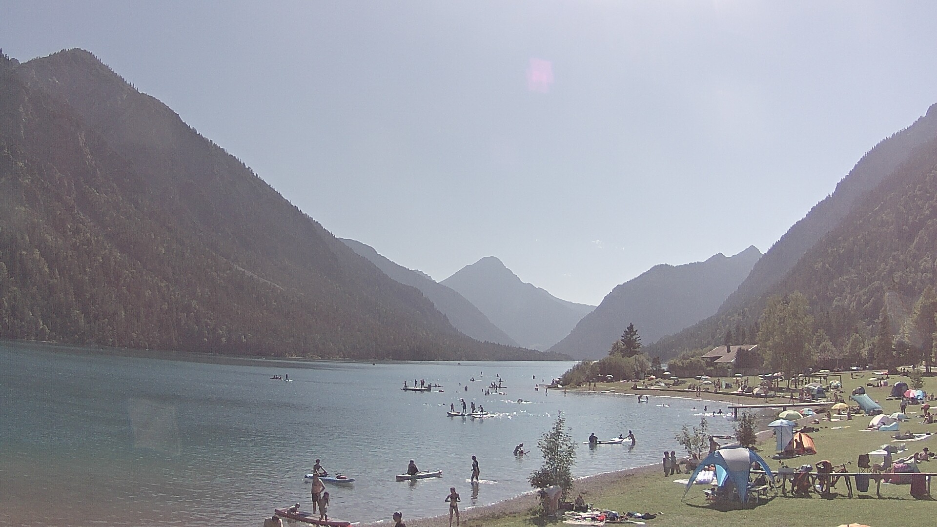 Archiv Foto Webcam Plansee: Sennalpe