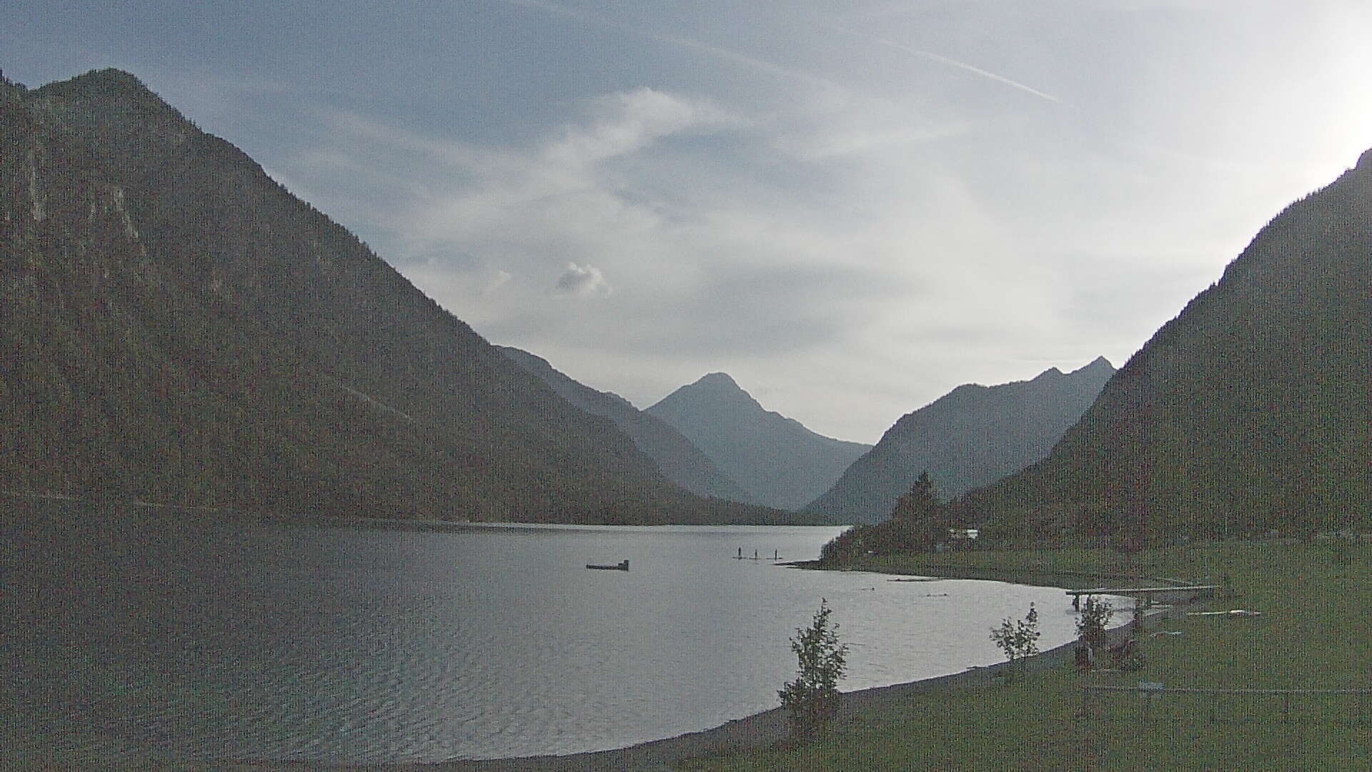 Archived image Webcam Lake Plansee near Reutte