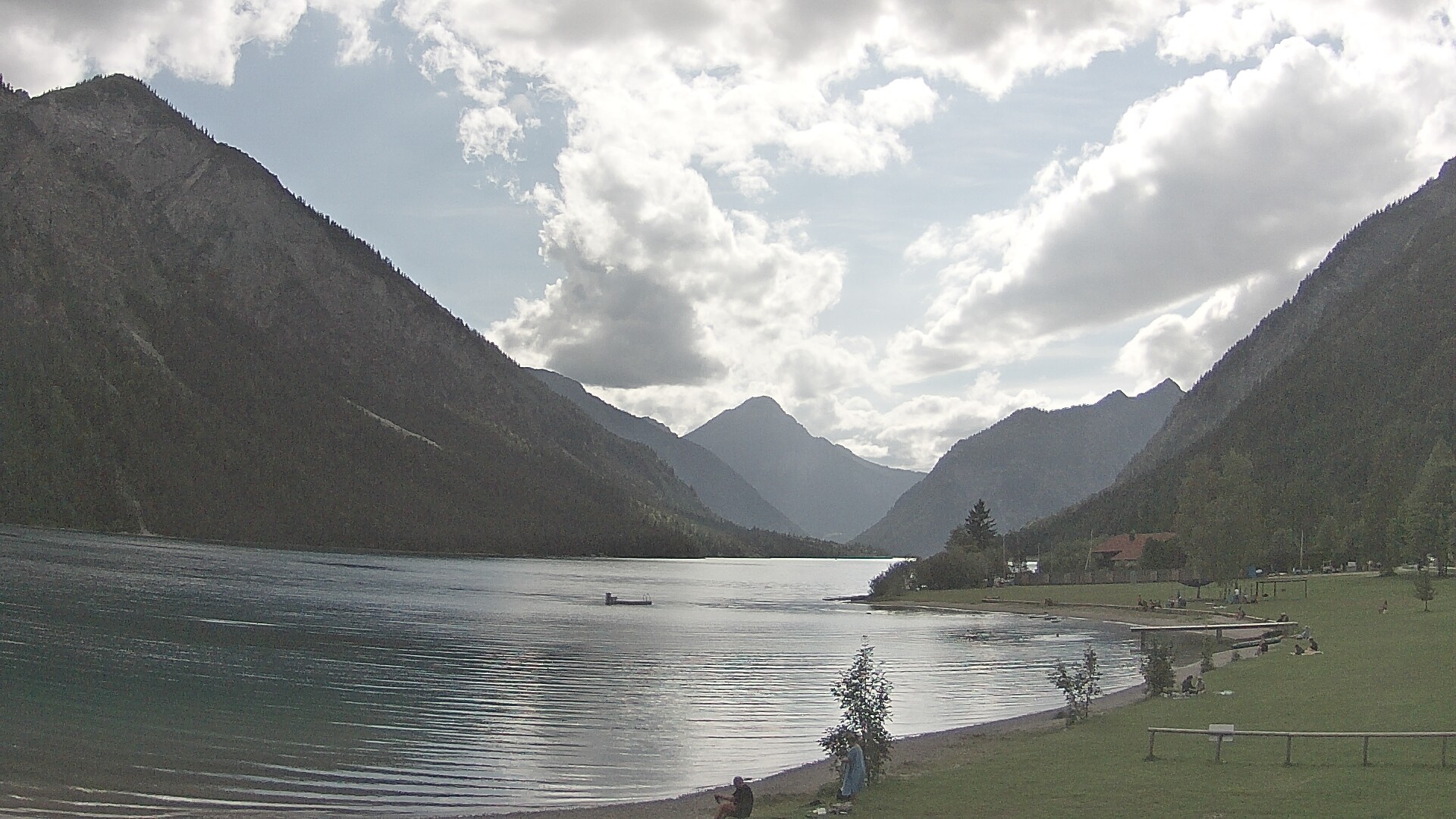 Archived image Webcam Lake Plansee near Reutte