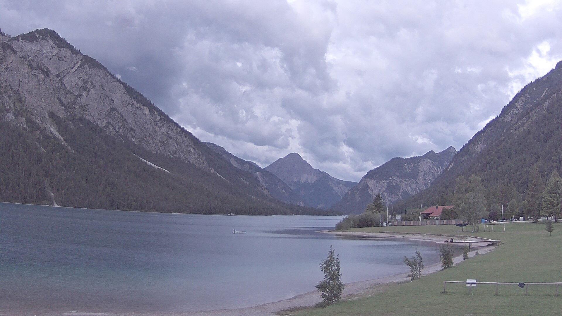Archived image Webcam Lake Plansee near Reutte