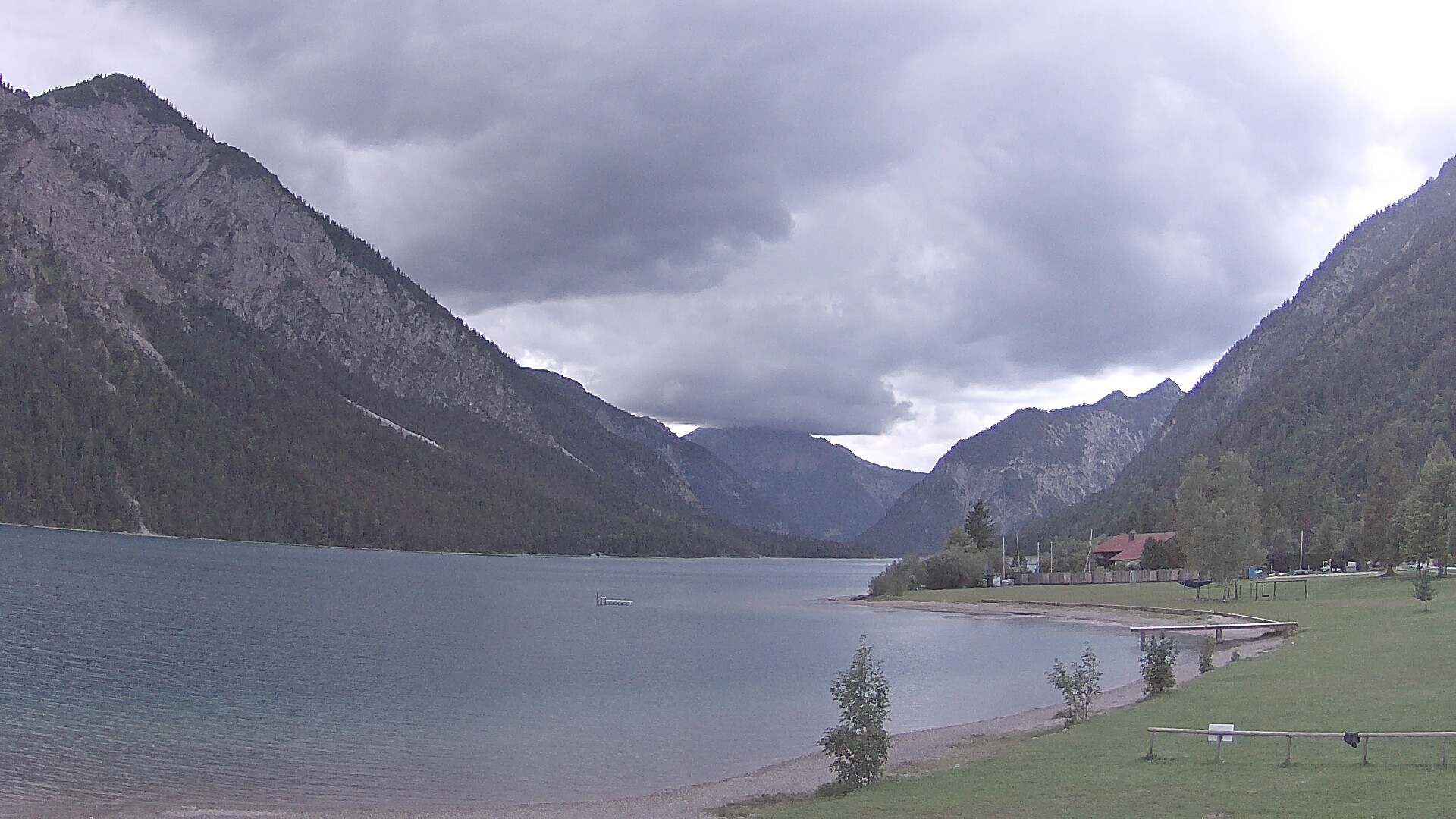 Archived image Webcam Lake Plansee near Reutte