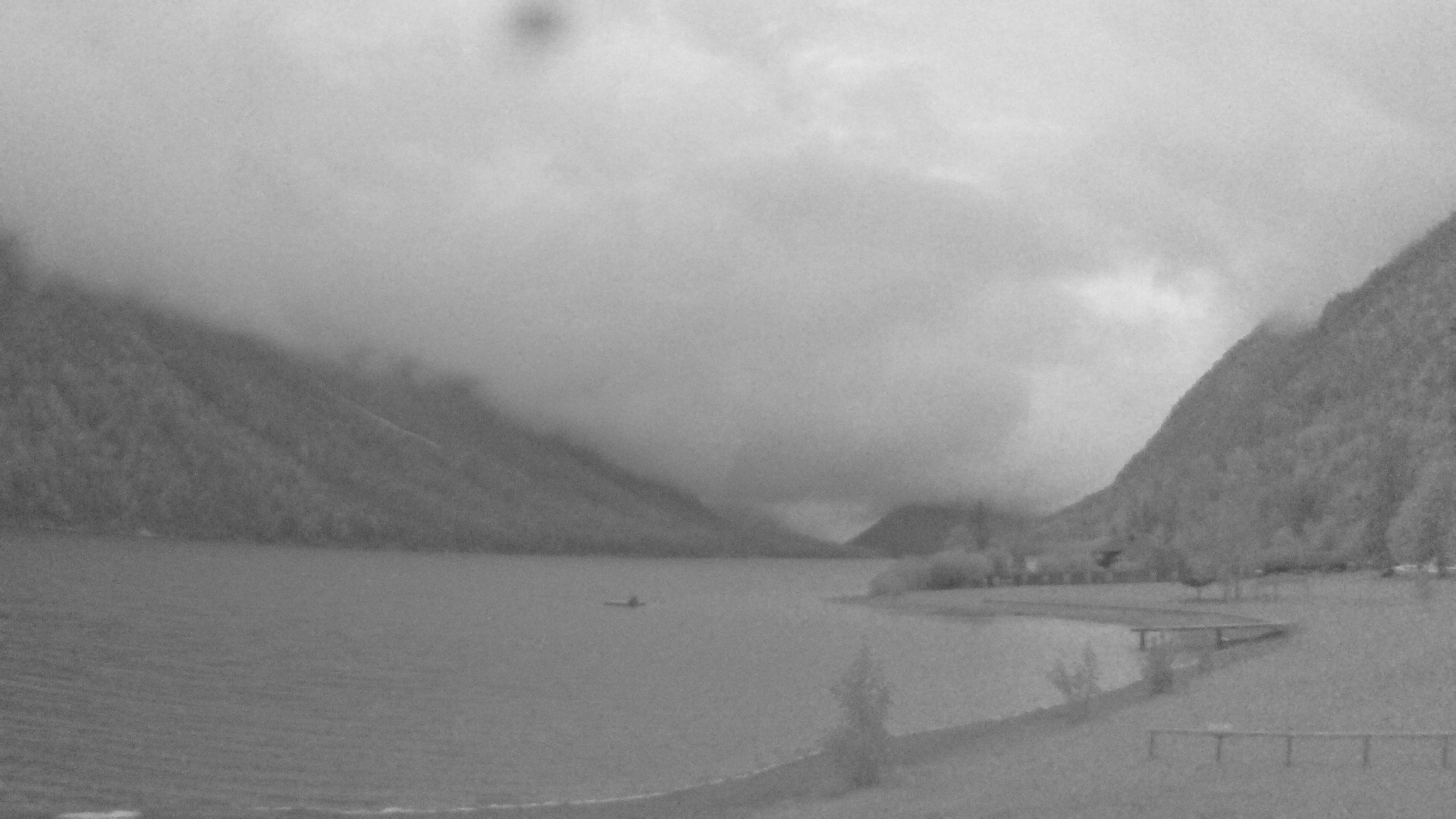Archived image Webcam Lake Plansee near Reutte