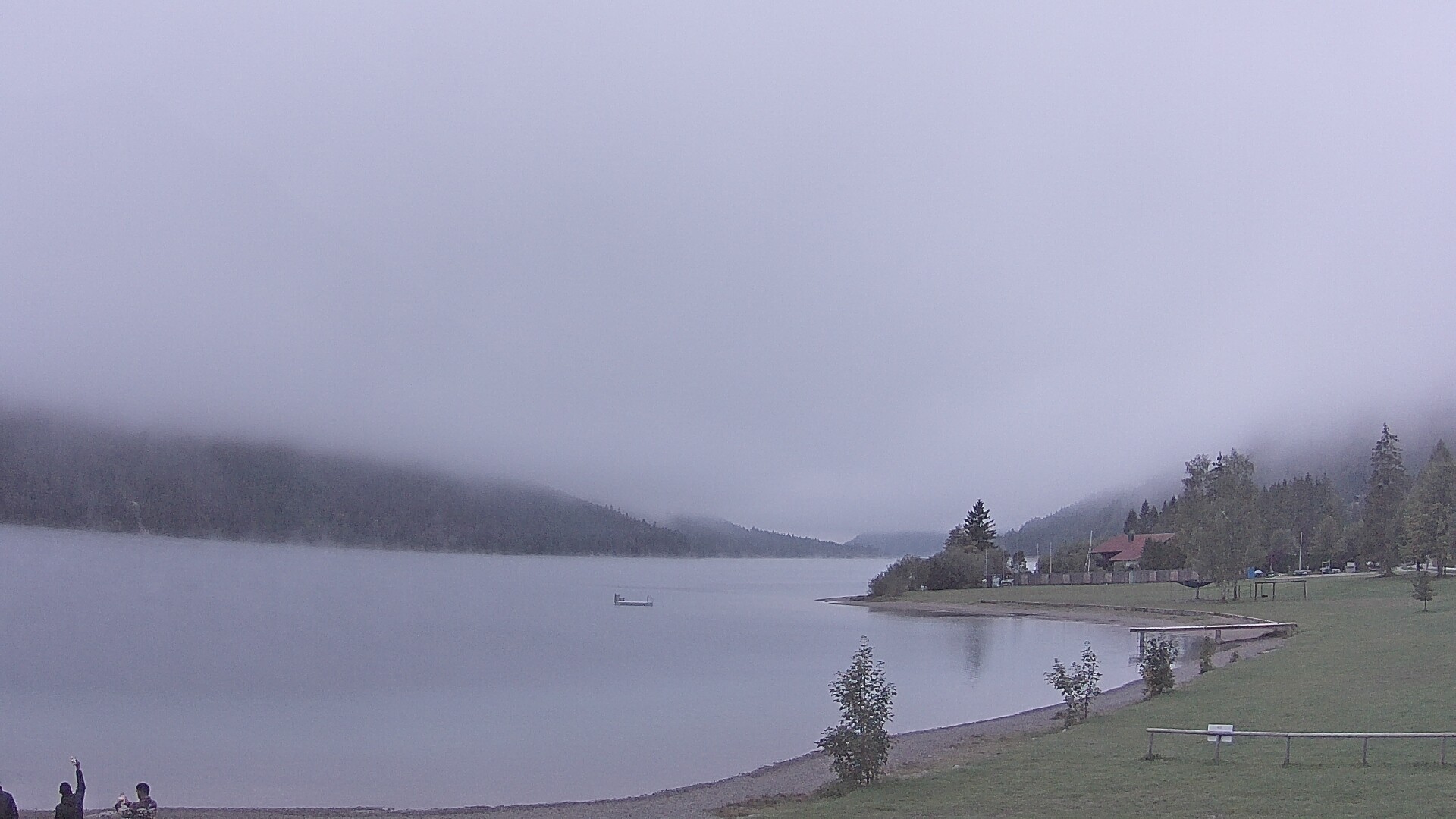 Archived image Webcam Lake Plansee near Reutte