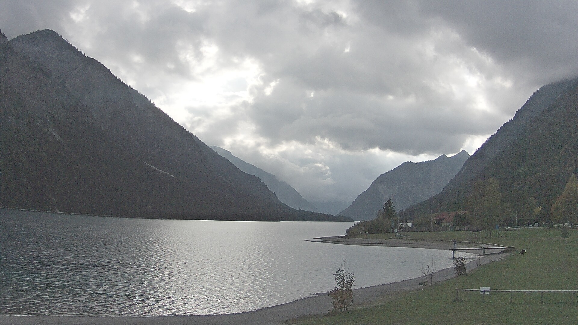 Archived image Webcam Lake Plansee near Reutte