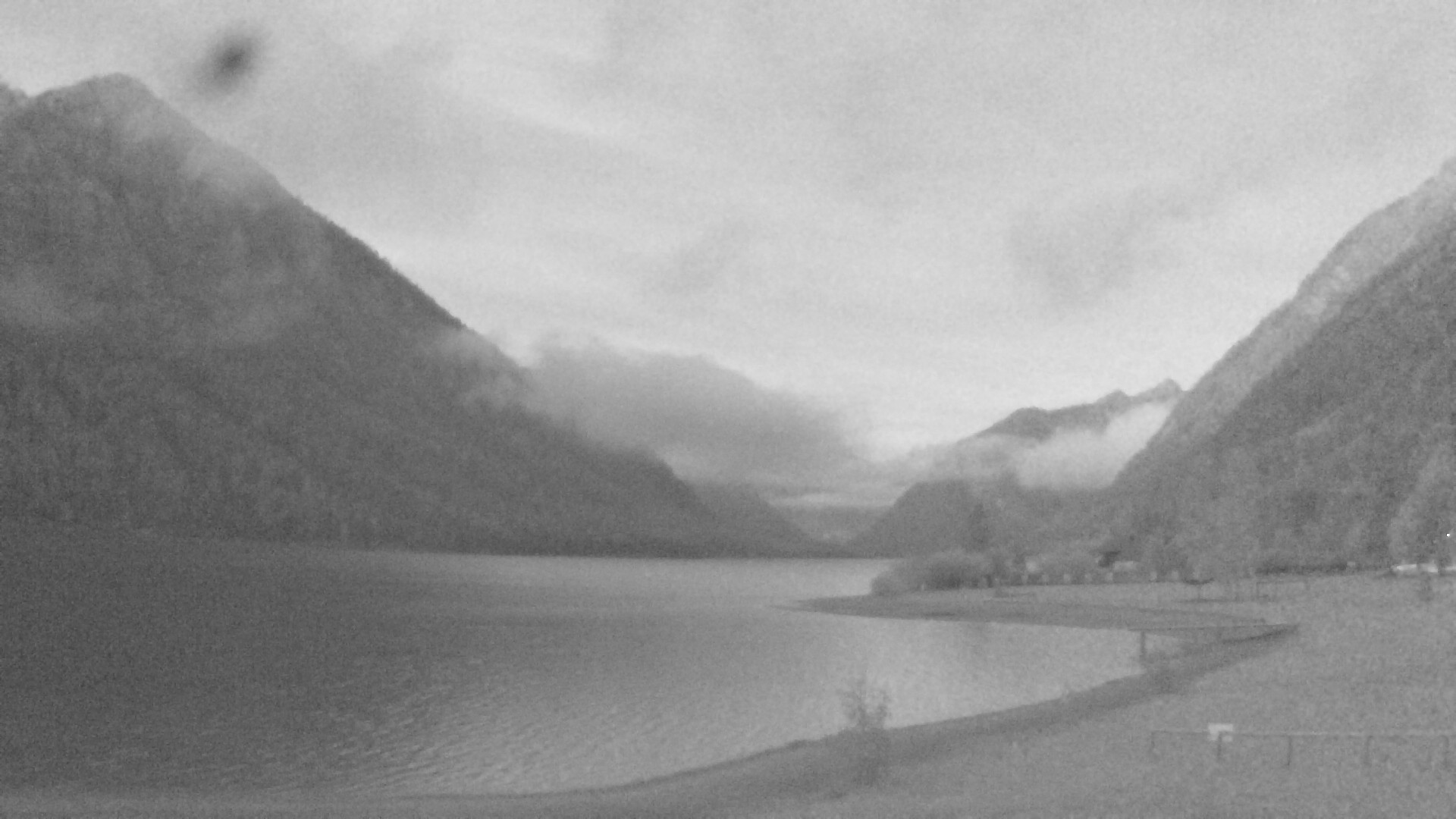 Archived image Webcam Lake Plansee near Reutte