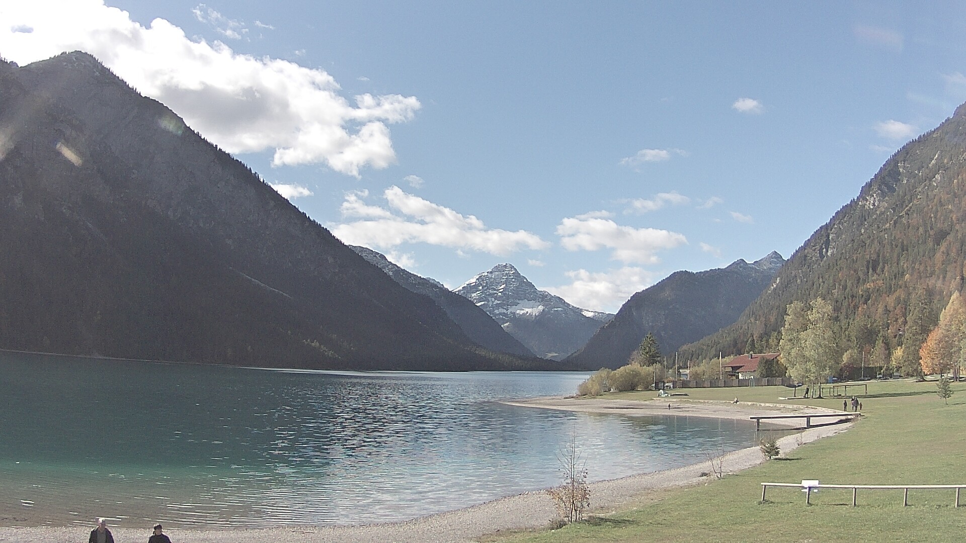 Archived image Webcam Lake Plansee near Reutte