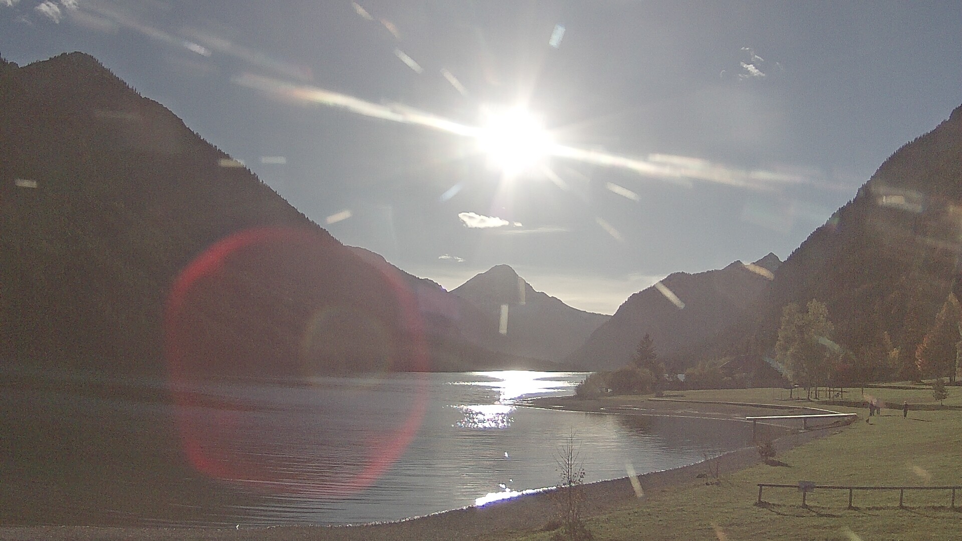 Archived image Webcam Lake Plansee near Reutte