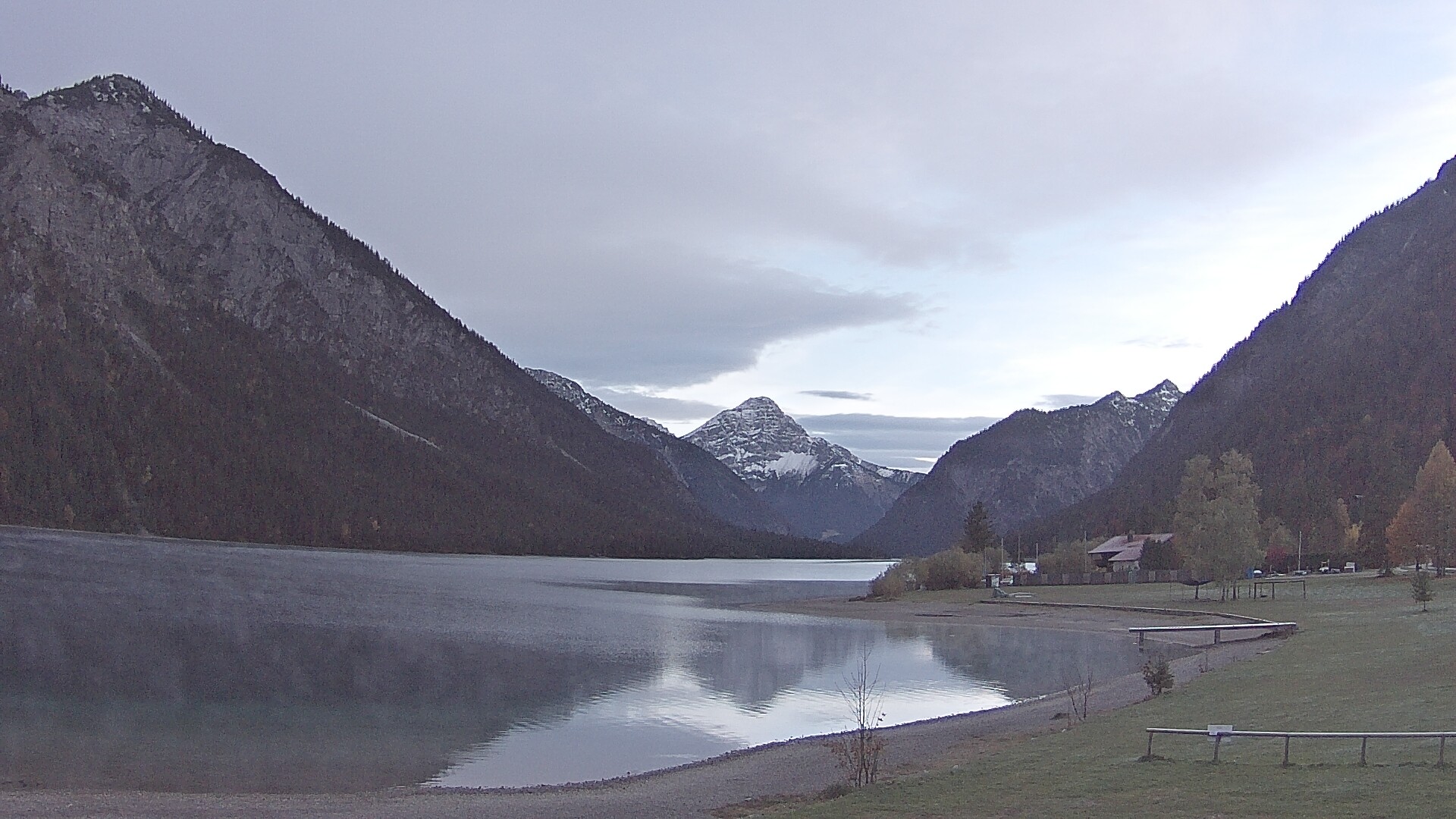 Archived image Webcam Lake Plansee near Reutte