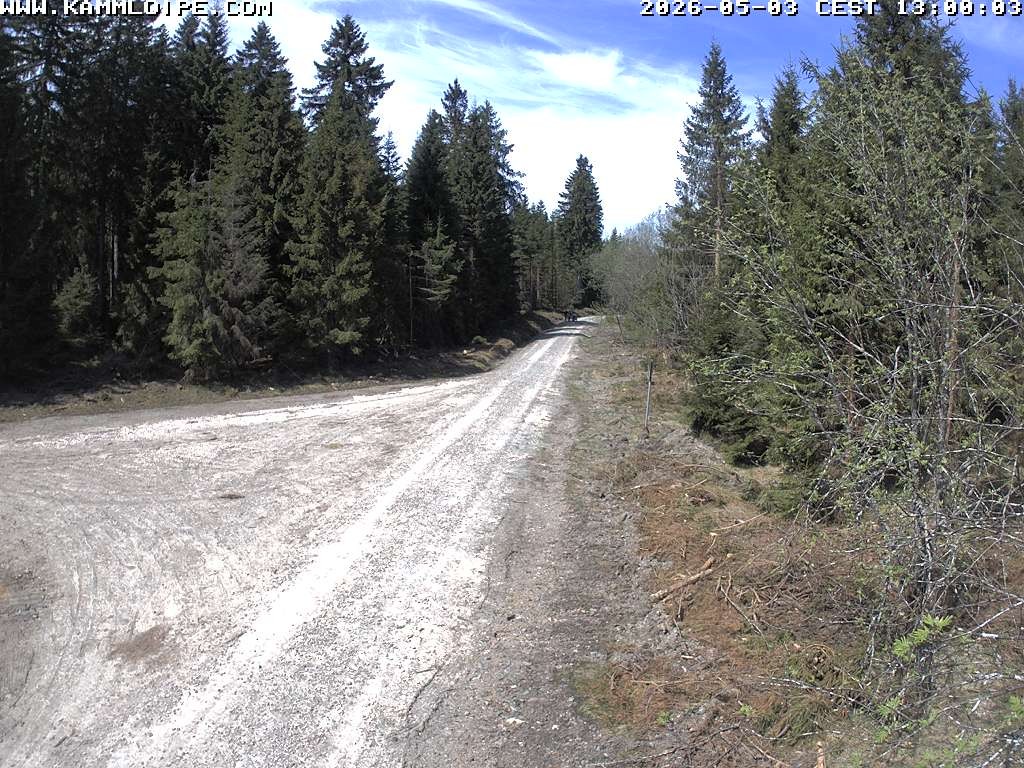 Archived image Webcam Flössweg Carlsfeld