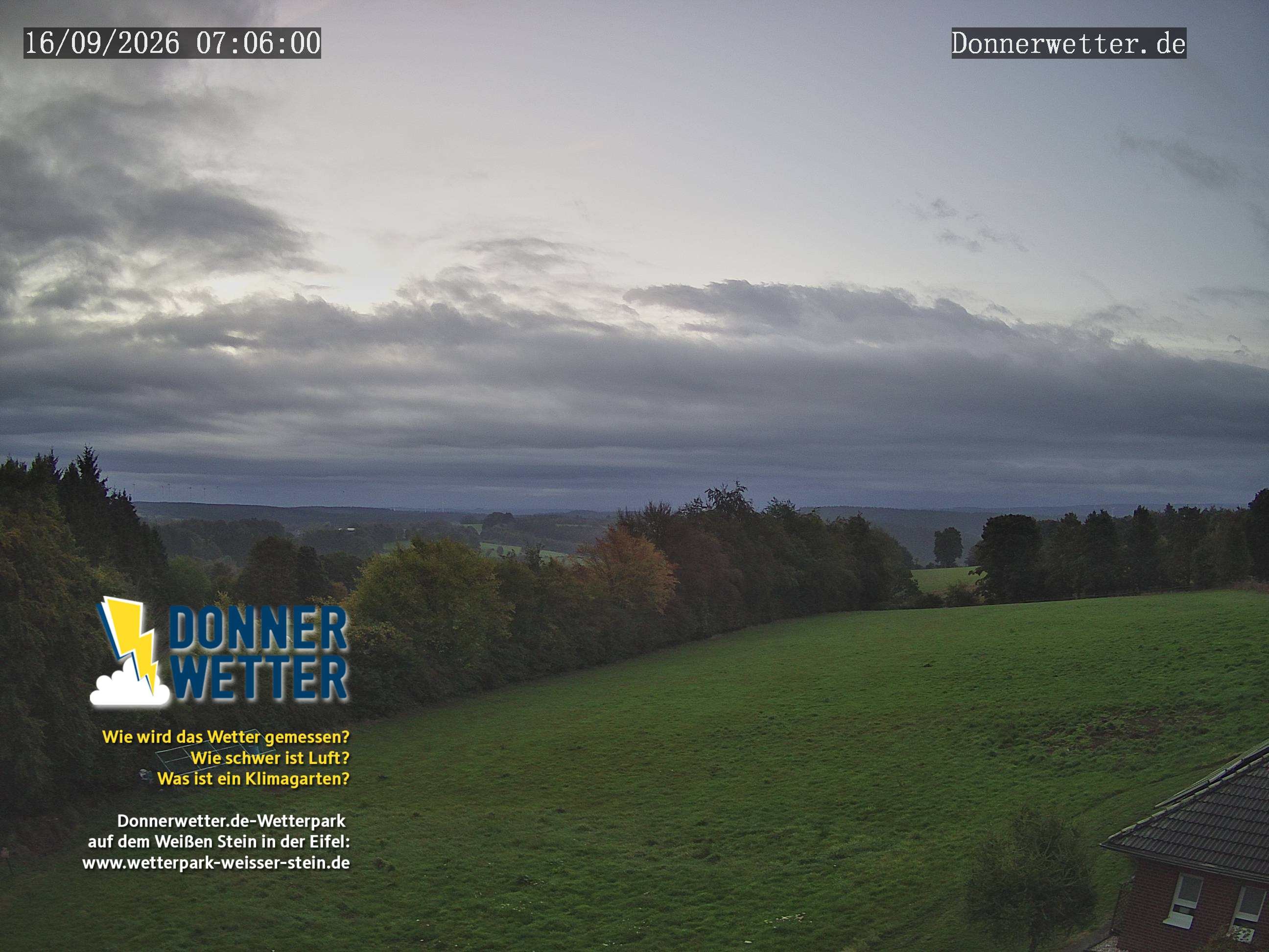 Archived image Webcam Weißer Stein, Weather park
