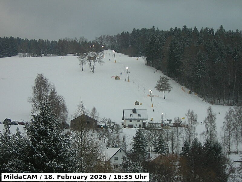 Archiv Foto Webcam Skilift Lößnitz