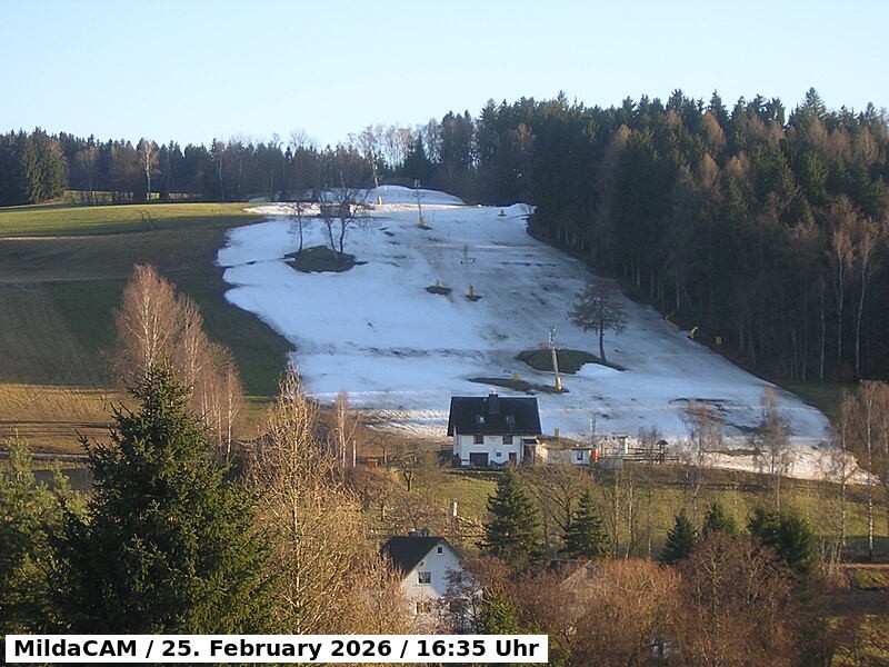 Archived image Webcam Lössnitz Mountain View