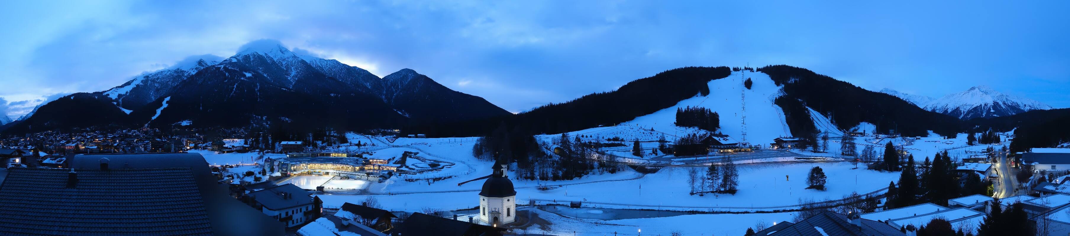 Archived image Webcam Seefeld church