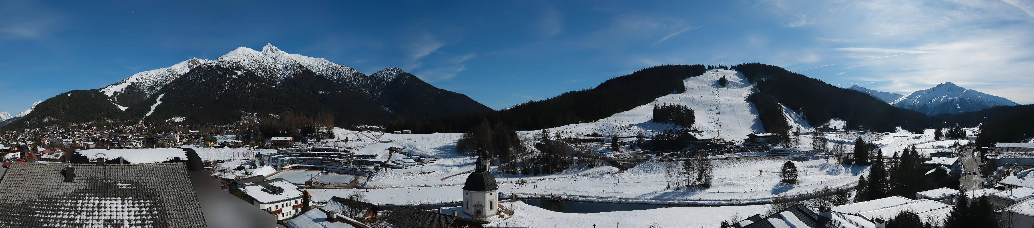 Archived image Webcam Seefeld church