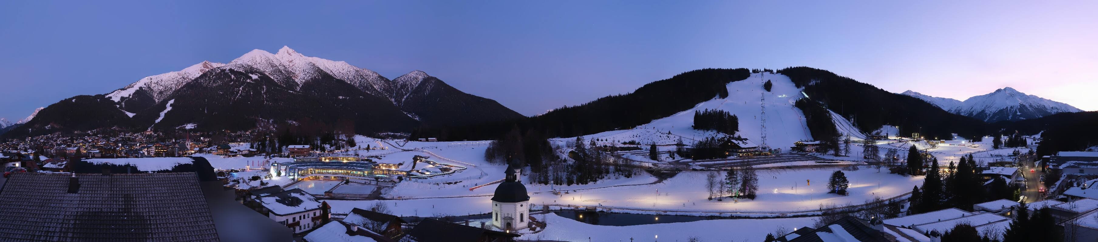 Archived image Webcam Seefeld church