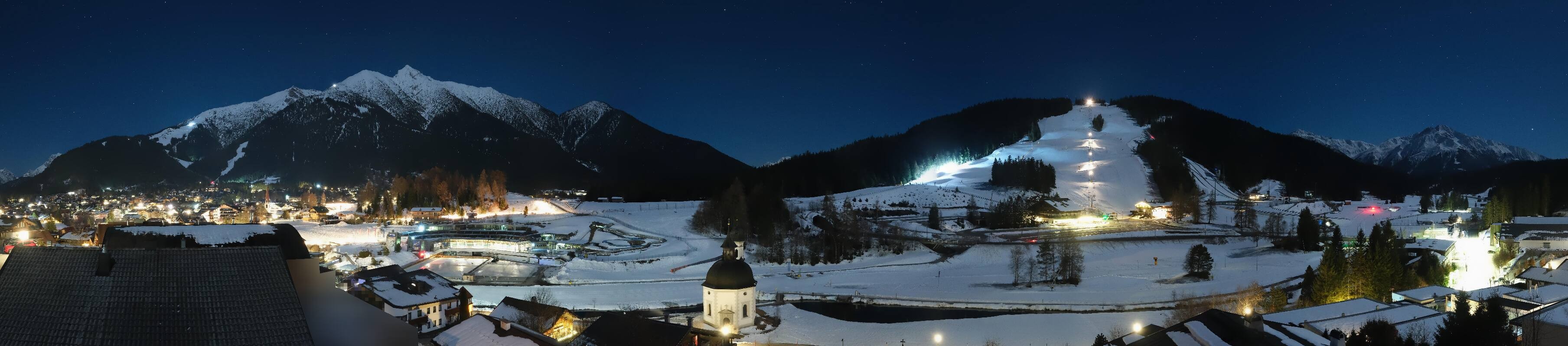 Archived image Webcam Seefeld church