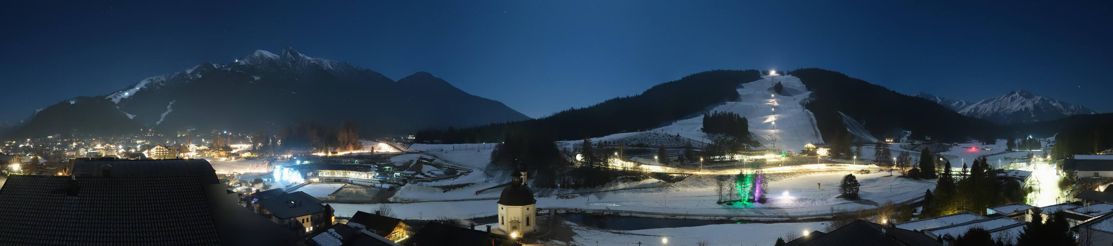 Archived image Webcam Seefeld church