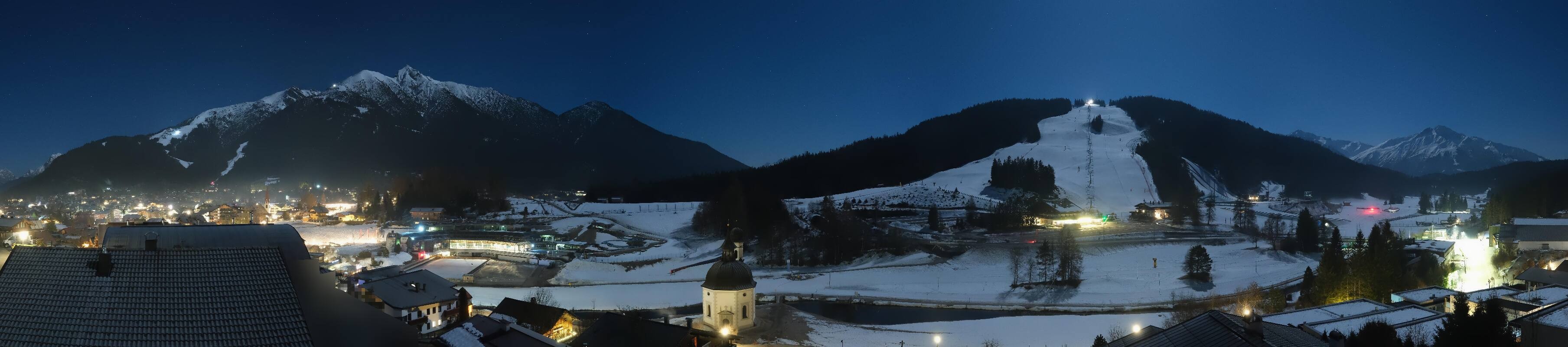 Archived image Webcam Seefeld church