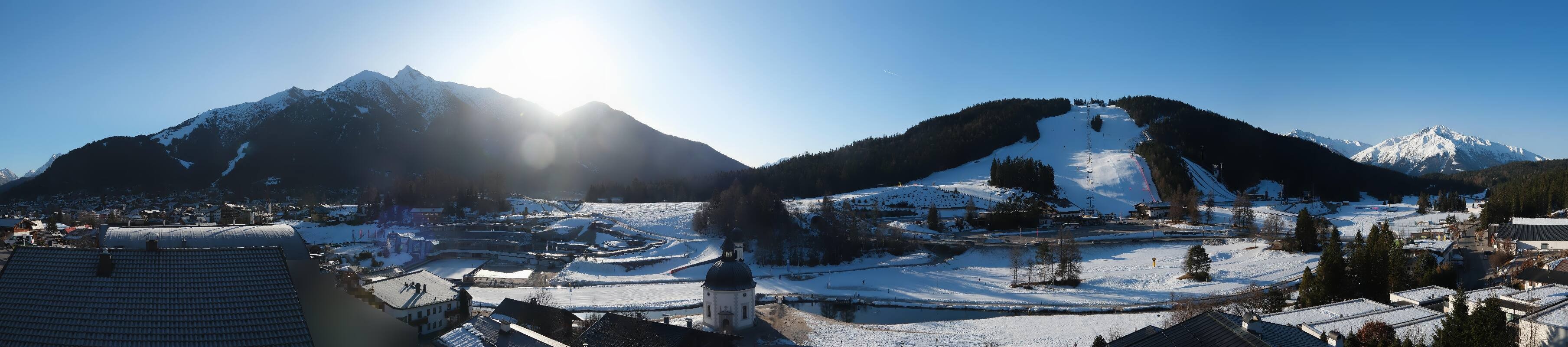 Archived image Webcam Seefeld church